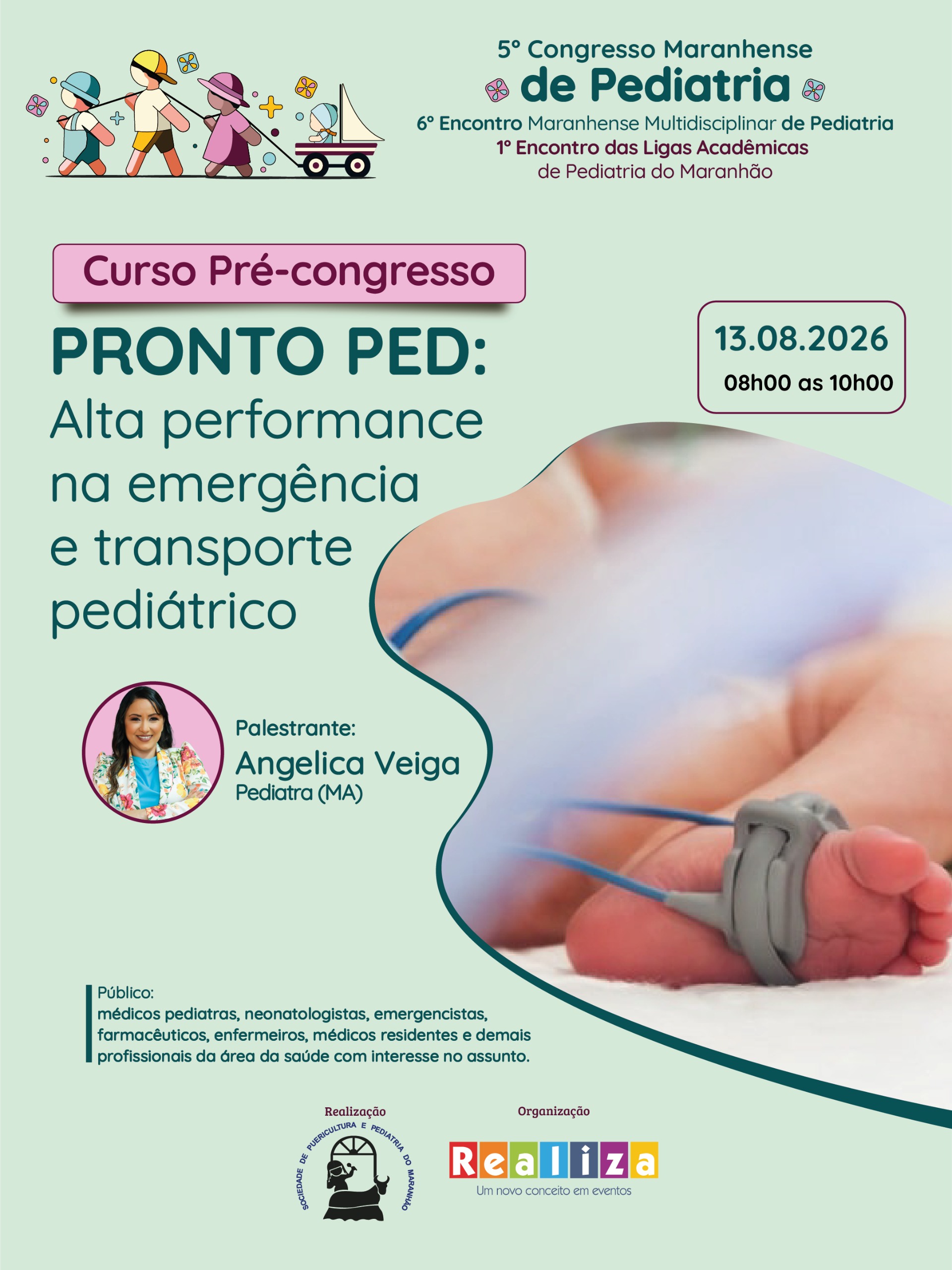 PRONTO PED: Alta performance na emergência e transporte pediátrico